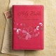 KJV Pocket Bible - Pink Leather Lux Pink